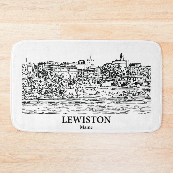 Item preview, Lewiston - Maine designed and sold by Lakeric Cityscapes.