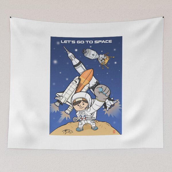 Item preview, Let's Go To Space designed and sold by uujajuck310.