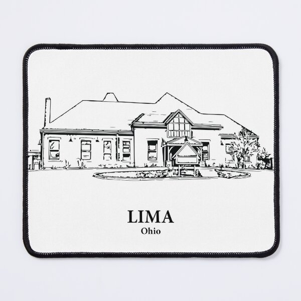 Item preview, Lima - Ohio designed and sold by Lakeric Cityscapes.