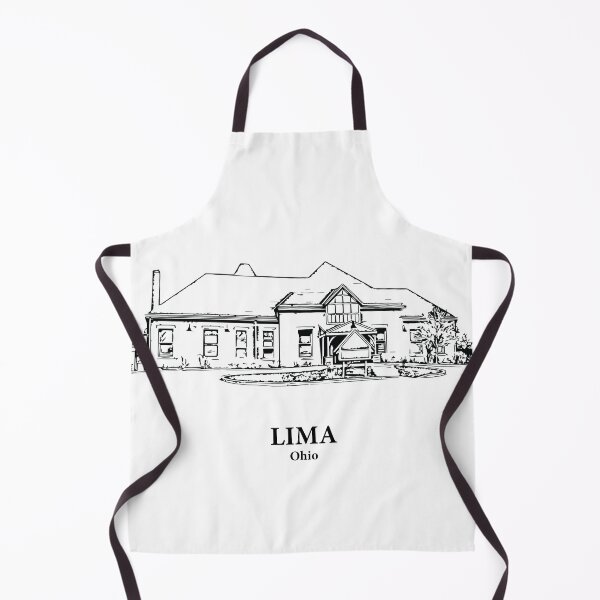 Aperçu de l'œuvre Lima - Ohio créée et vendue par Lakeric Cityscapes.