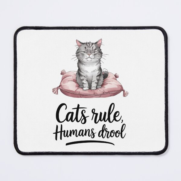 Item preview, Fancy Cat Sitting on Pink Pillow in Royal Mood designed and sold by Taans-Creation.