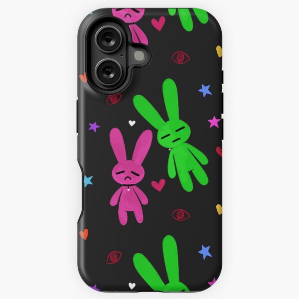 Item preview, Pink Green Bunnies designed and sold by Mnmarsart.