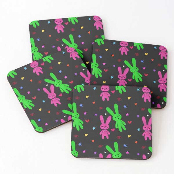 Item preview, Pink Green Bunnies designed and sold by Mnmarsart.