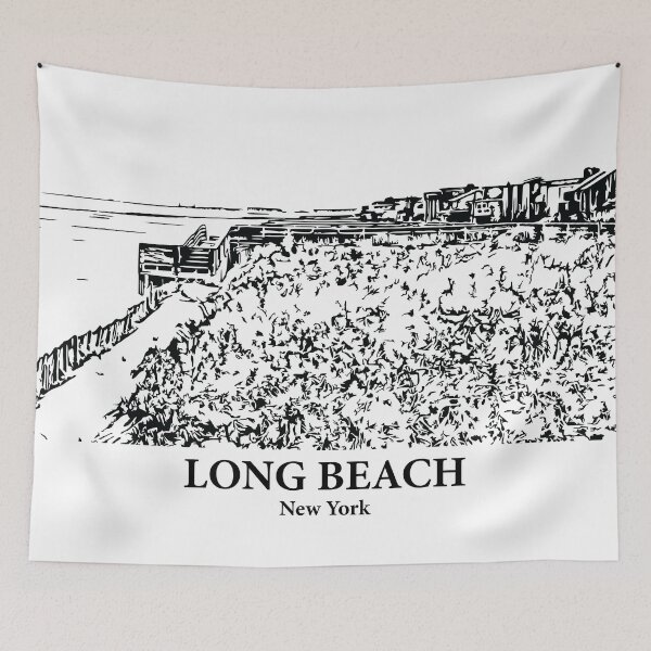 Item preview, Long Beach - New York designed and sold by Lakeric Cityscapes.