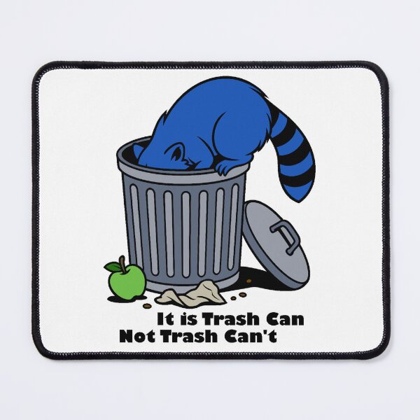 Item preview, Trash Can Panda - Blue designed and sold by AngelMiette.