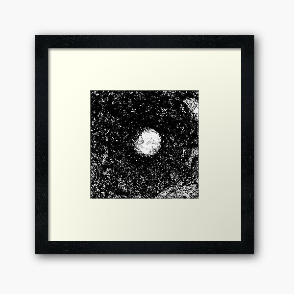 Aperçu de l'œuvre lune noire créée et vendue par paladinprints.