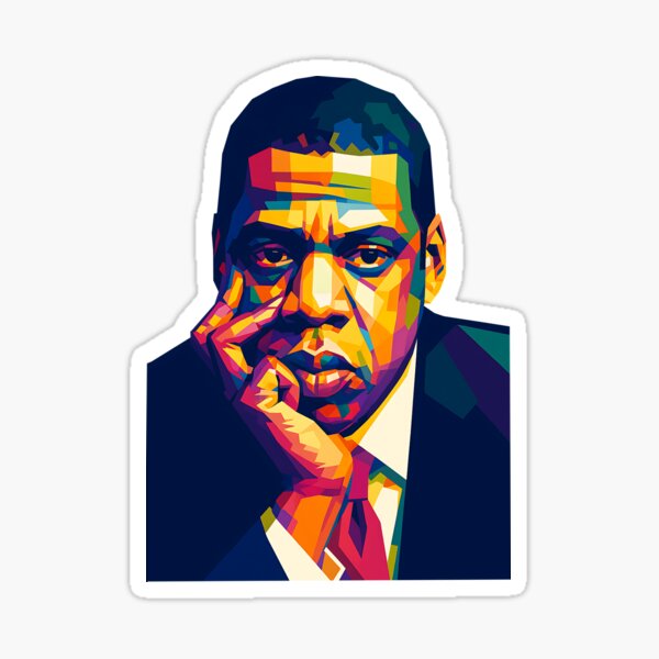 Aperçu de l'œuvre Pop Art Jay Z créée et vendue par Catvektor.