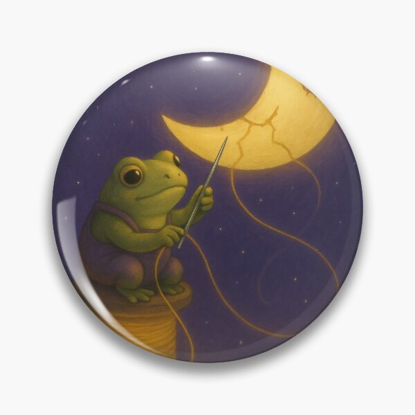 Item preview, The Frog Who Mends the Moon designed and sold by Between Us Studio.