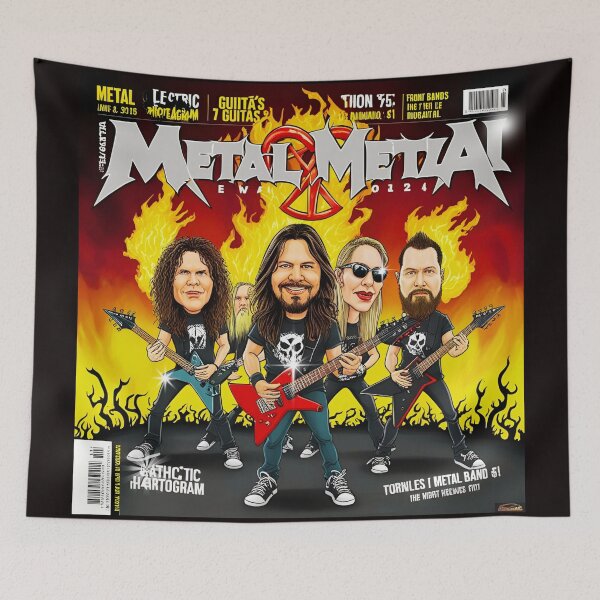 Item preview, Metal band on fire Fictional animation designed and sold by Atarac.
