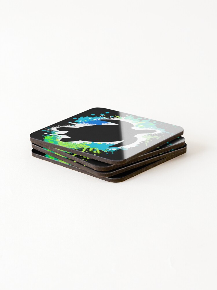 Thumbnail 4 of 5, Coasters (Set of 4), Color Splash Sea Turtle designed and sold by RWCarpenter.