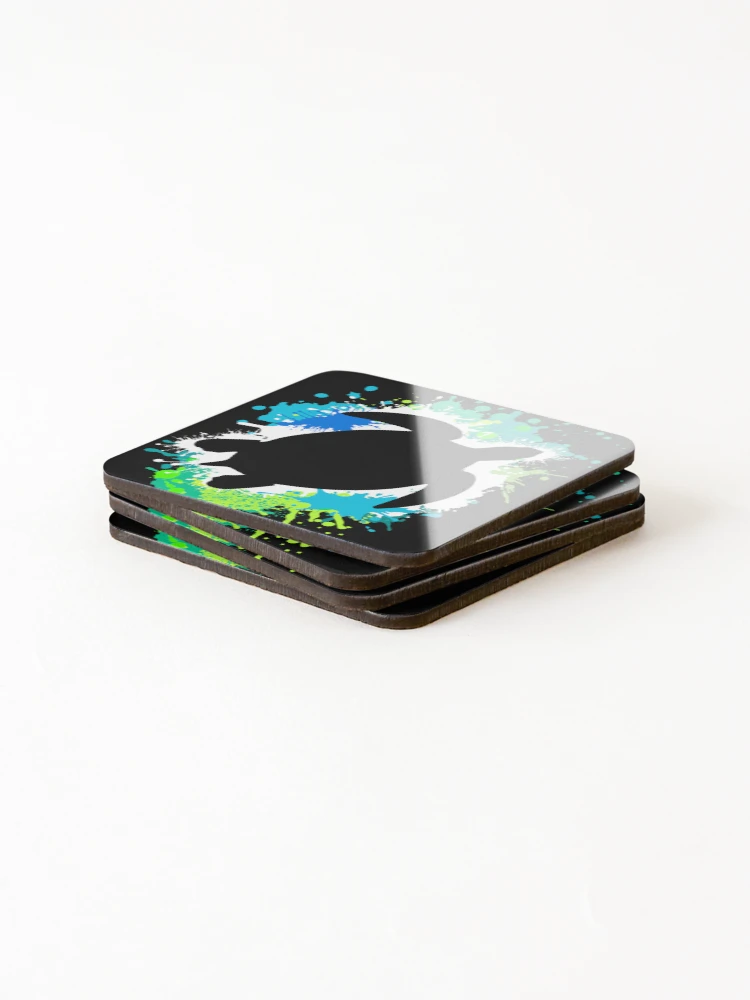 Thumbnail 4 of 5, Coasters (Set of 4), Color Splash Sea Turtle designed and sold by RWCarpenter.