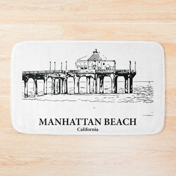 Artikelvorschau, Manhattan Beach - Kalifornien entworfen und verkauft von Lakeric Cityscapes.
