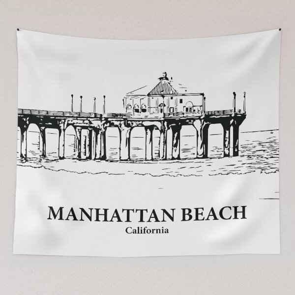 Item preview, Manhattan Beach - California designed and sold by Lakeric Cityscapes.