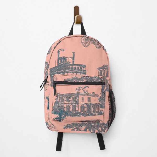 Item preview, Savannah Historic Toile with Southern Charm designed and sold by Loomandlorebyh.
