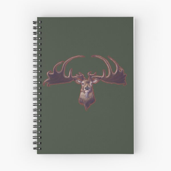 Item preview, Megaloceros giganteus (Irish Elk) designed and sold by CoffeeBlack Illustration.