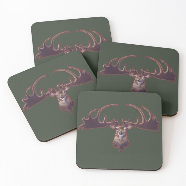 Item preview, Megaloceros giganteus (Irish Elk) designed and sold by CoffeeBlack Illustration.