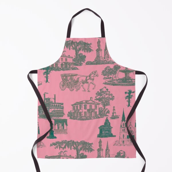 Item preview, Savannah Historic Toile with Southern Charm designed and sold by Loomandlorebyh.