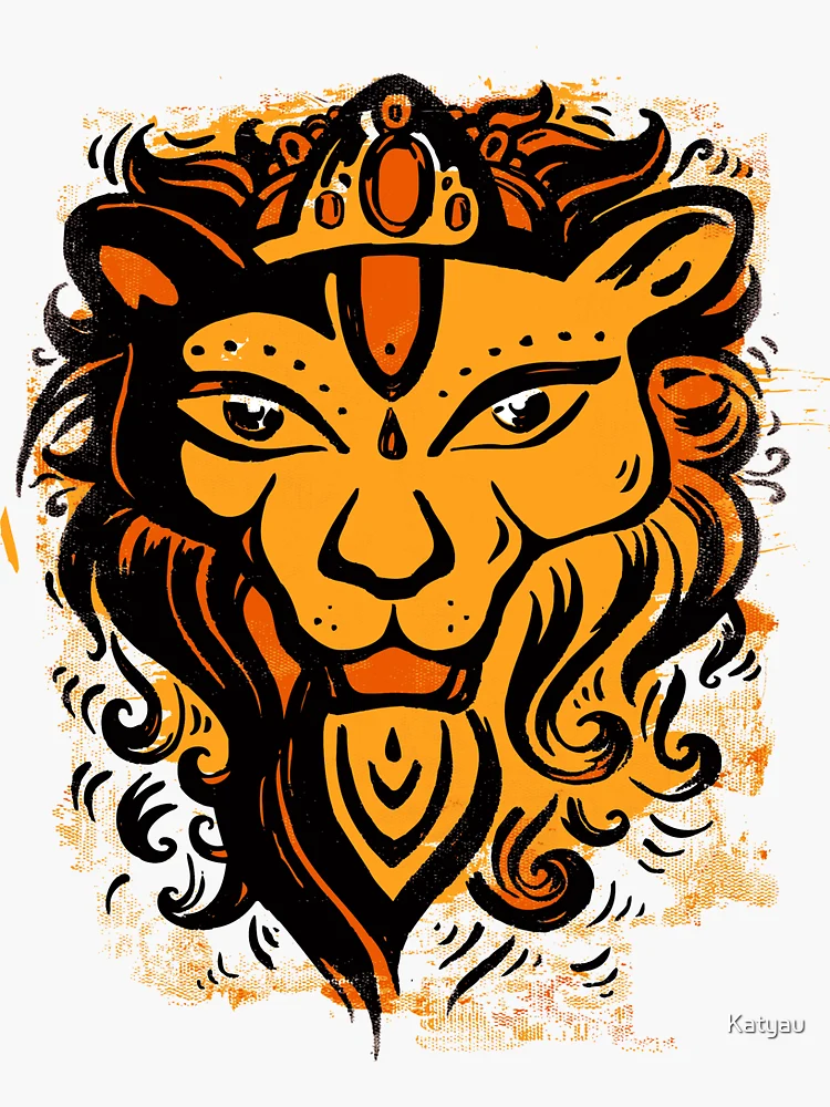 line art - Lord Narasimha Swamy by Lavanya