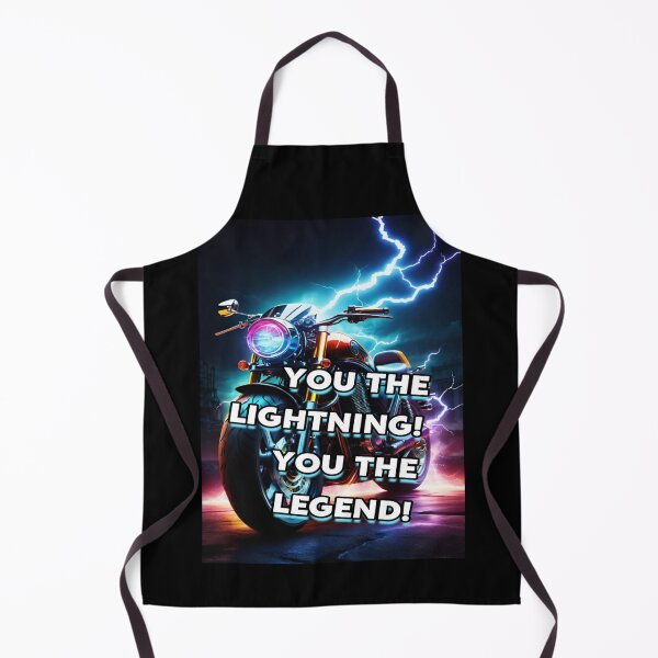 Item preview, Motivational Motorcycle YOU THE LIGHTNING! YOU THE LEGEND! designed and sold by Giulivo Store Graphic.
