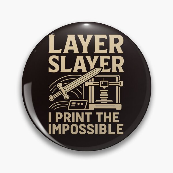 Item preview, Layer Slayer 3D Printing – Funny Maker & Tech Nerd Design for Engineers and DIY Creators designed and sold by dschiffer12.