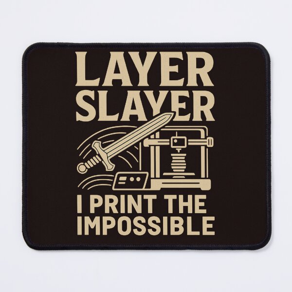 Item preview, Layer Slayer 3D Printing – Funny Maker & Tech Nerd Design for Engineers and DIY Creators designed and sold by dschiffer12.
