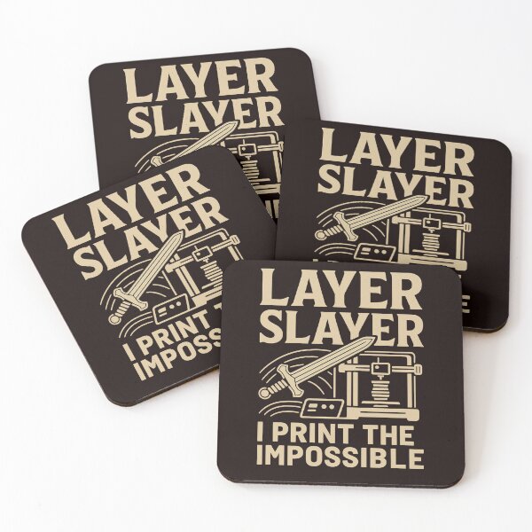 Item preview, Layer Slayer 3D Printing – Funny Maker & Tech Nerd Design for Engineers and DIY Creators designed and sold by dschiffer12.