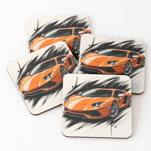 Item preview, Lambo Aventador Fanart Remastered (Orange) designed and sold by Peterson Designs.