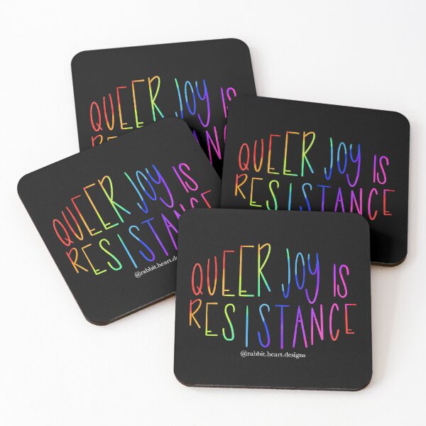 Item preview, Queer Joy is Resistance designed and sold by RabbitHeartArt.