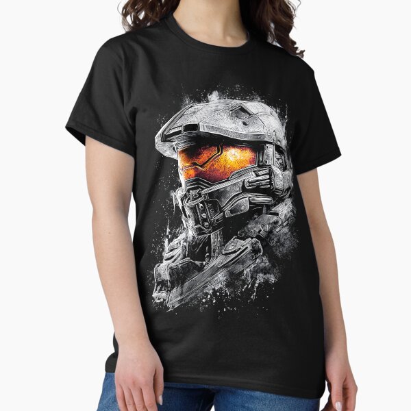 Item preview, Master Chief Halo Spartan Legend Graphic Tee designed and sold by HakoCity.