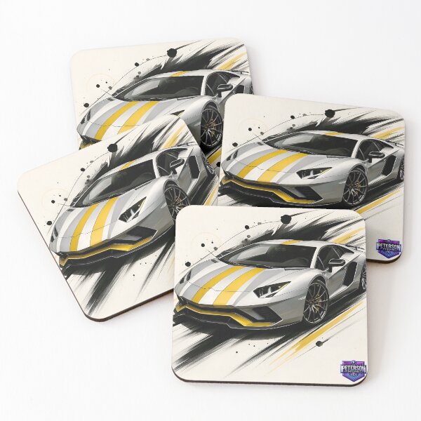 Item preview, Lambo Aventador Fanart Remastered (Silver/Gold) designed and sold by Peterson Designs.