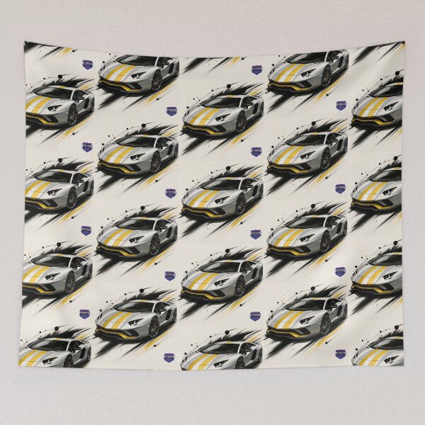 Item preview, Lambo Aventador Fanart Remastered (Silver/Gold) designed and sold by Peterson Designs.