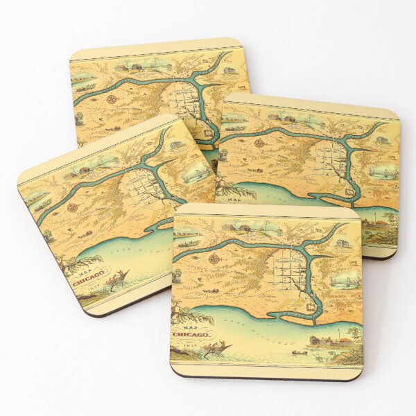 Item preview, Original Chicago Map designed and sold by ChicagoTees.
