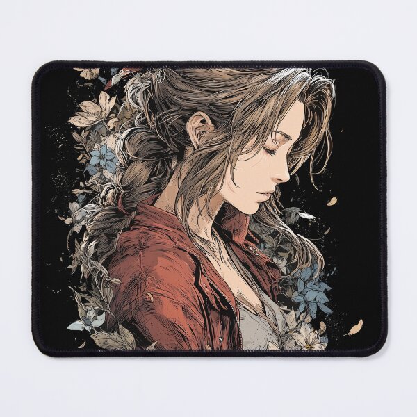 Item preview, Aerith Gainsborough Final Fantasy VII Flower Maiden Graphic Tee designed and sold by Senpaiwaves.