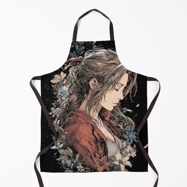 Item preview, Aerith Gainsborough Final Fantasy VII Flower Maiden Graphic Tee designed and sold by Senpaiwaves.