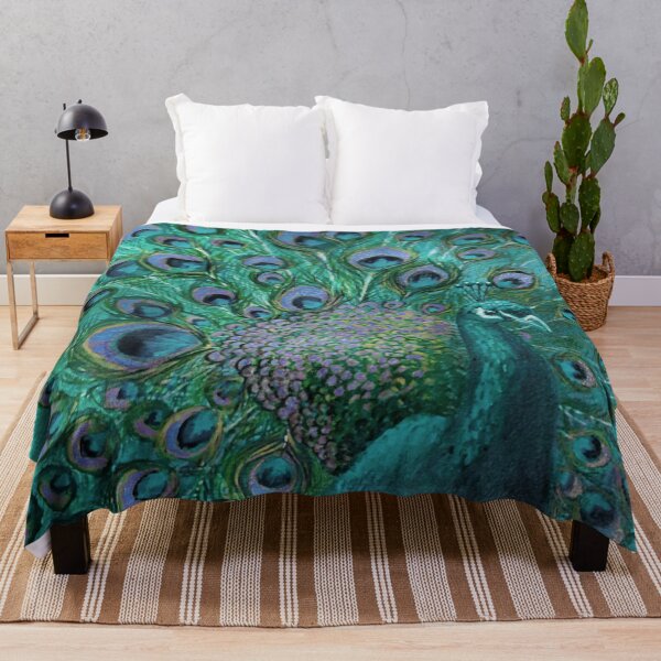 Item preview, Aqua Peacock  designed and sold by Nicola Morgan.