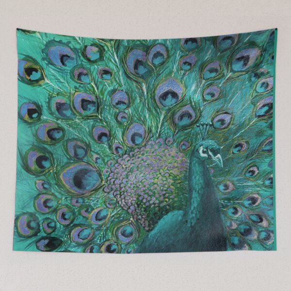 Item preview, Aqua Peacock  designed and sold by Nicola Morgan.