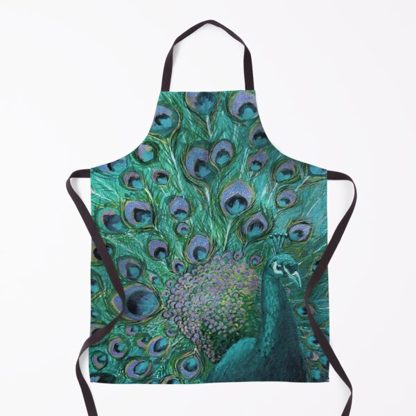 Item preview, Aqua Peacock  designed and sold by Nicola Morgan.