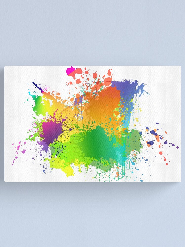 Paint Splatter Canvas