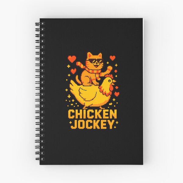 Item preview, Chicken Jockey Cute Cat Riding Pixel Art Gamer Meme designed and sold by facegm.