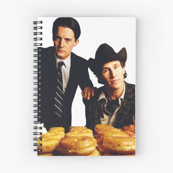 Item preview, Twin Peaks Donut Squad – Agent Cooper & Sheriff Truman Sticker designed and sold by TheTwinPeaks.
