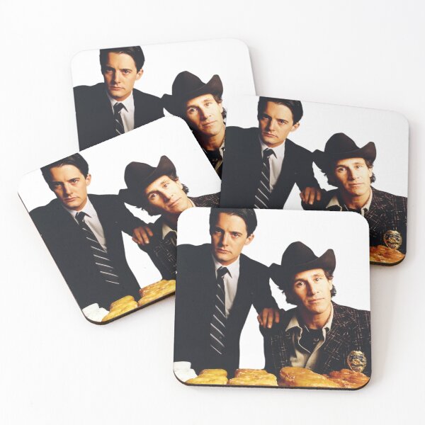 Item preview, Twin Peaks Donut Squad – Agent Cooper & Sheriff Truman Sticker designed and sold by TheTwinPeaks.