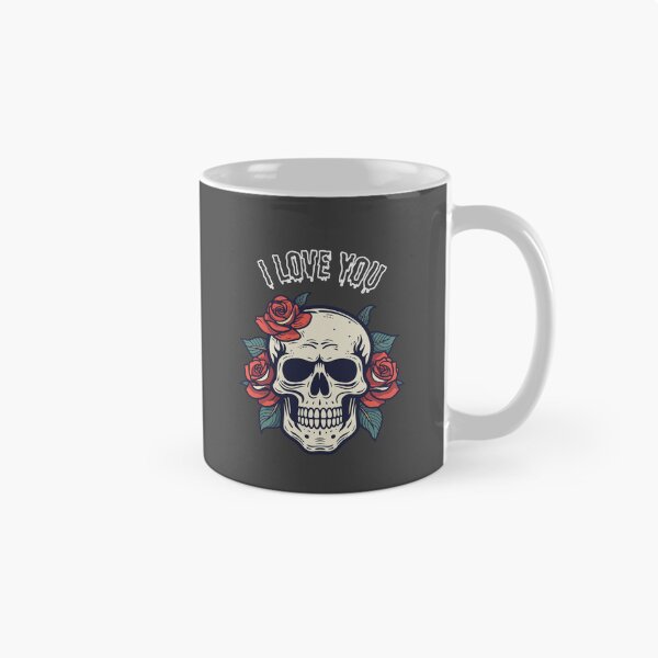 Item preview, Wicked Skull Face – I Love You | Ghostly Obsession & Dark Gothic Horror designed and sold by Favbookshelf by Manik.