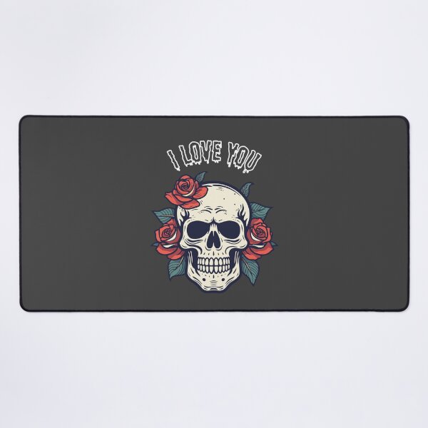 Item preview, Wicked Skull Face – I Love You | Ghostly Obsession & Dark Gothic Horror designed and sold by Favbookshelf by Manik.