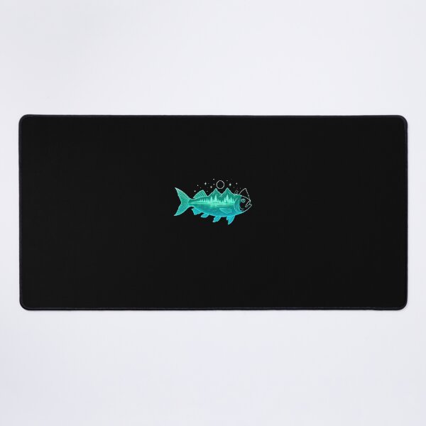 Item preview, Cool Fish Shaped from Mountains Nature Scene Fishing designed and sold by facegm.