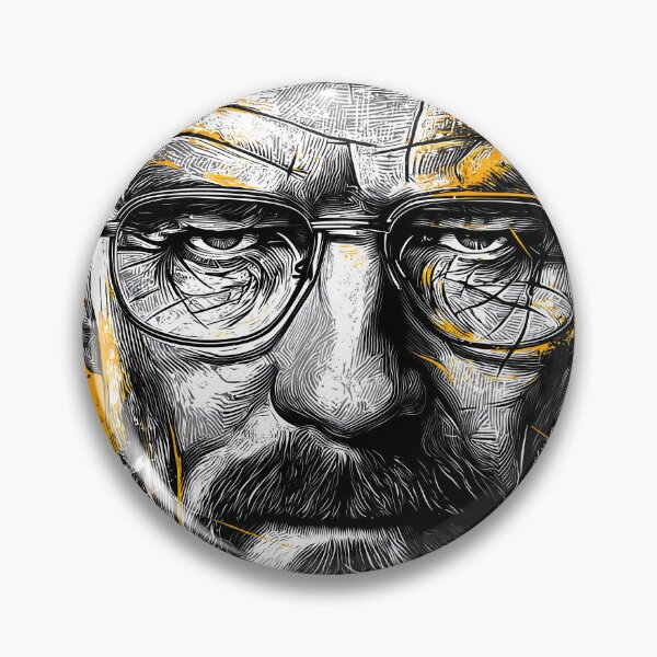 Item preview, Heisenberg Breaking Bad Walter White Icon Graphic Tee designed and sold by Senpaiwaves.