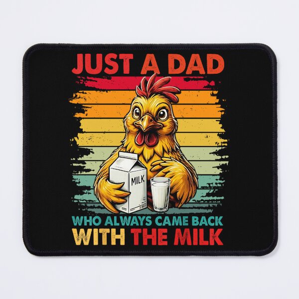 Item preview, Just A Dad Who Always Came Back With The Milk Father's Day Chicken Lovers designed and sold by ABMO-store.