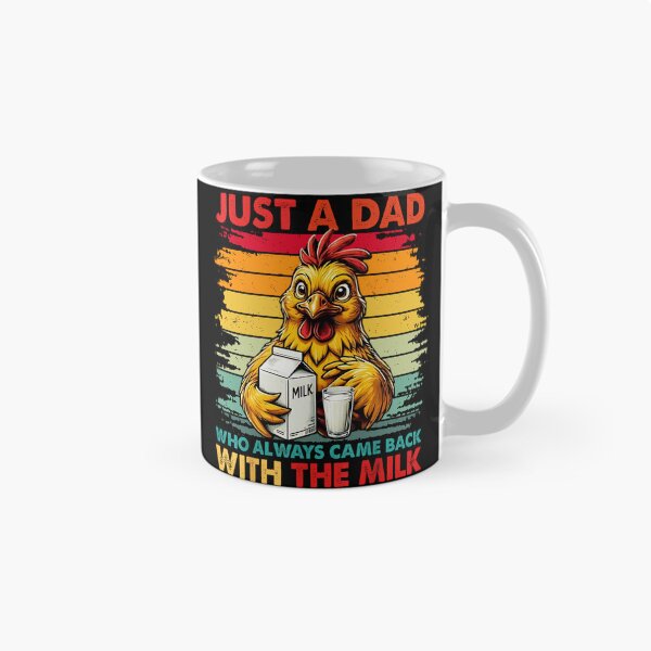 Item preview, Just A Dad Who Always Came Back With The Milk Father's Day Chicken Lovers designed and sold by ABMO-store.