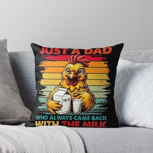 Item preview, Just A Dad Who Always Came Back With The Milk Father's Day Chicken Lovers designed and sold by ABMO-store.