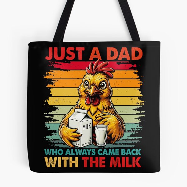 Item preview, Just A Dad Who Always Came Back With The Milk Father's Day Chicken Lovers designed and sold by ABMO-store.