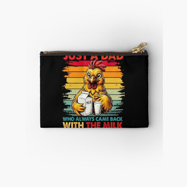 Item preview, Just A Dad Who Always Came Back With The Milk Father's Day Chicken Lovers designed and sold by ABMO-store.